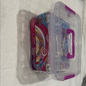 DIY Friendship Bracelet Kit with Purple Accents